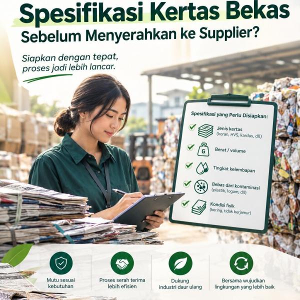 Bagaimana Perusahaan Menyiapkan Spesifikasi Kertas Bekas Sebelum Menyerahkan ke Supplier?